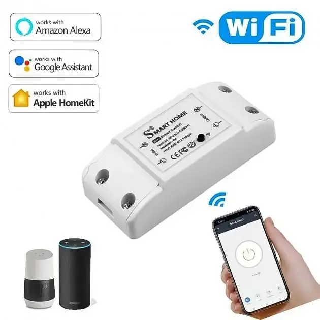 Реле для умного дома Wi-Fi Smart Switch 10А (WHD06) - фото 2