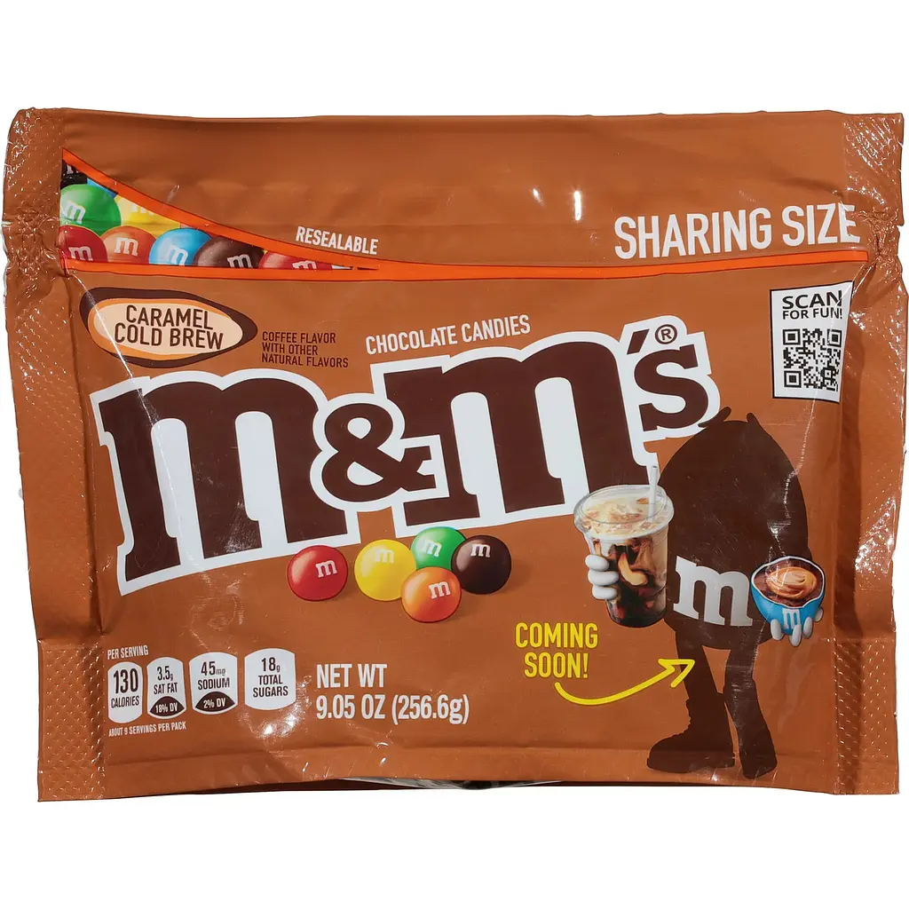 Драже M&M`s Caramel Cold Brew Chocolate Candy 256,6 g - фото 2
