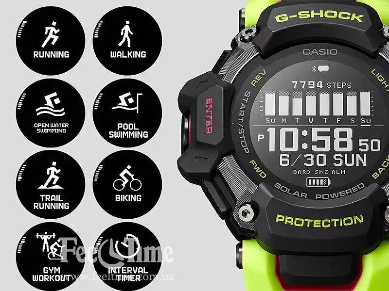 Годинник Casio GBD-H2000-1A9ER - фото 2