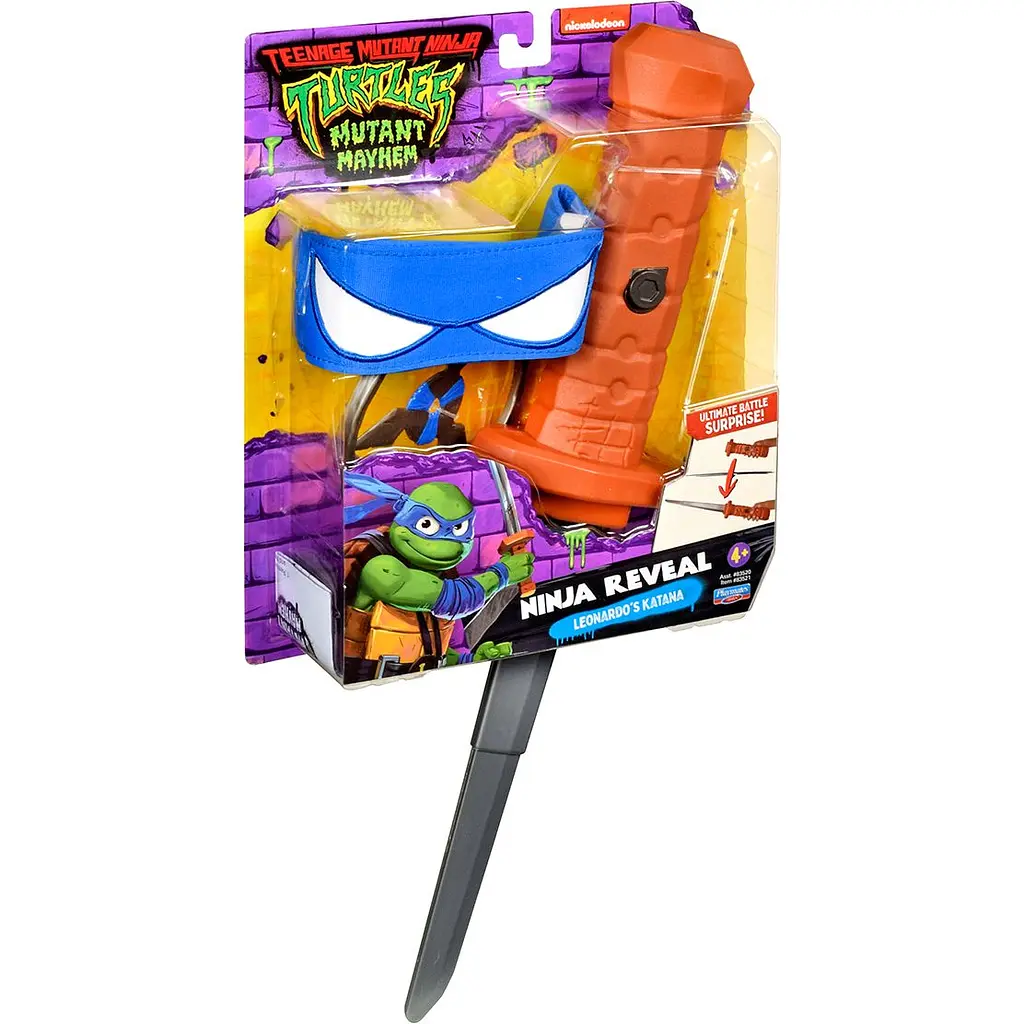 Набор игрушечного оружия TMNT Черепашки-ниндзя Movie III Меч Катана Леонардо (83521) - фото 6