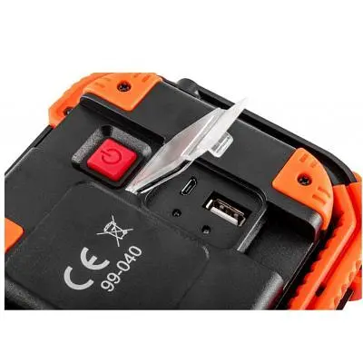 Прожектор Neo Tools акумулятор, 2600мАг, 3.7 Li-ion, 10 Вт + 3 Вт, 750+ 250 люме (99-040) - фото 3