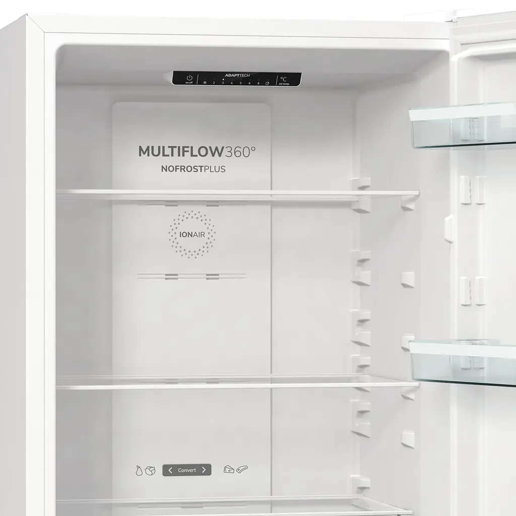 Холодильник Gorenje NRK6191EW5F 185х60х60см 2 двери 203(99) л А+ Total NF (NRK6191EW5F) - фото 10