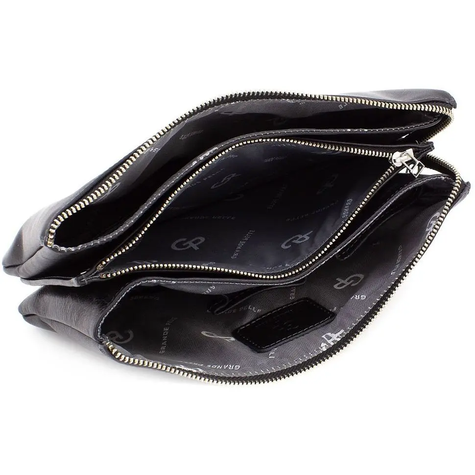 Чоловічий шкіряний клатч GRANDE PELLE 25×16×6 см nsa0001420 - фото 2