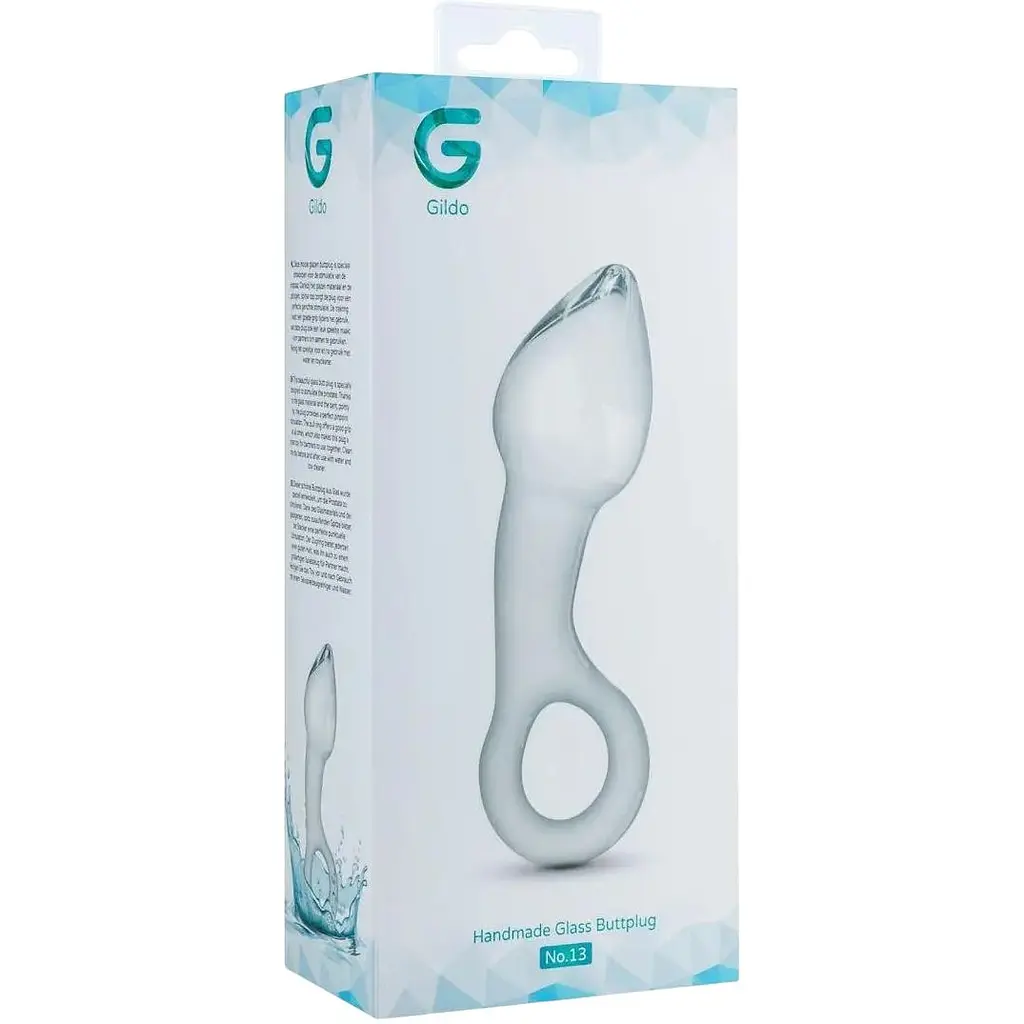 Стеклянный стимулятор простаты Gildo Glass Prostate Plug No. 13 - фото 6
