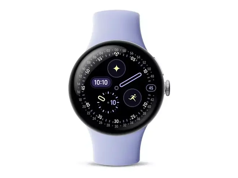 Смарт-годинник Google Pixel Watch 4 41mm Wi-Fi Polished Silver Aluminum case / Iris Active Band - фото 2