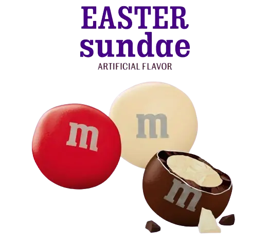 Драже M&M'S Easter Sundae з білого шоколаду та темного шоколаду, 210 г - фото 4