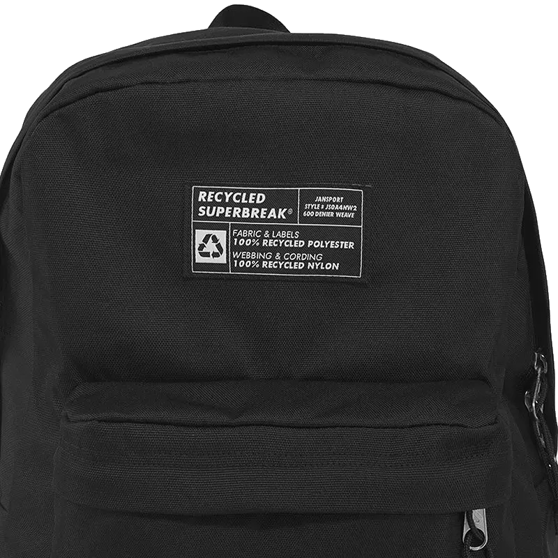 Рюкзак міський 26L Jansport Superbreak Чорний - фото 6