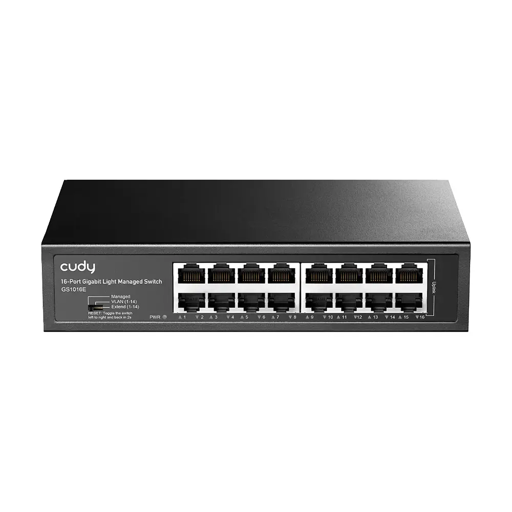 Комутатор 16-портовий Cudy GS1016E гігабітний з функціями керування (73-00585) - фото 2