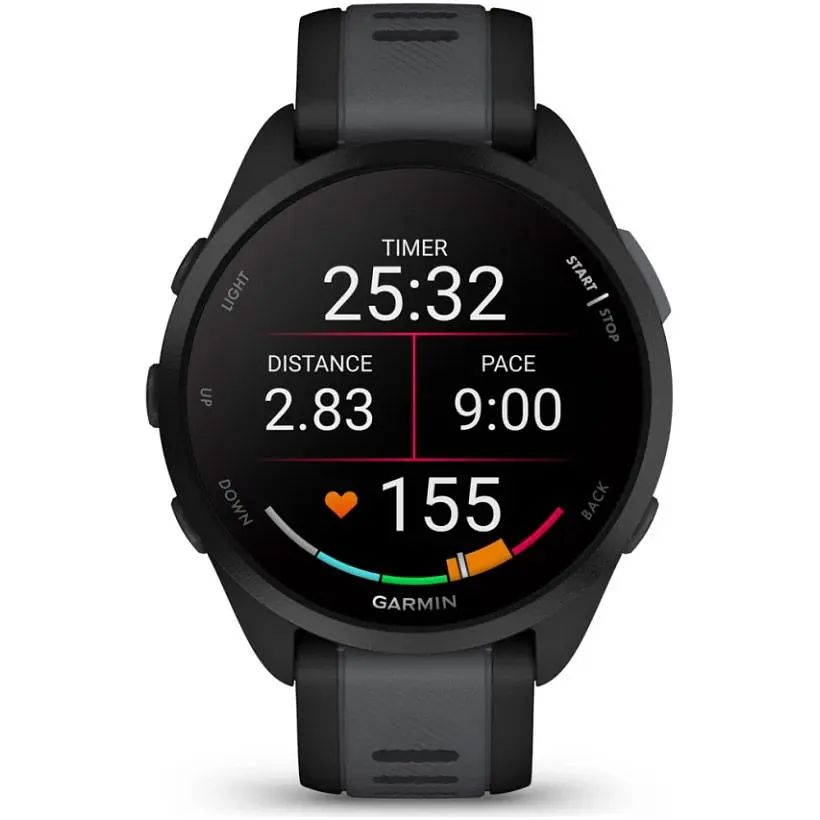Смарт-годинник Garmin Forerunner 165 Black/Slate Gray [010-02863-20] [111827] - фото 7