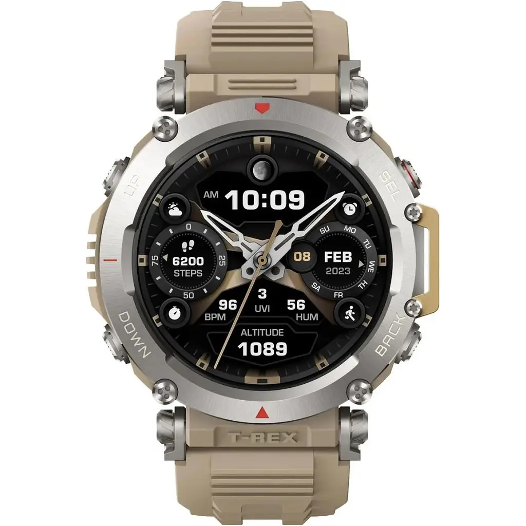 Смарт-годинник Amazfit T-Rex Ultra Sahara (W2142EU2N) [112146] - фото 3
