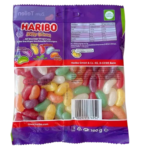 Драже Haribo Jelly Beans Pack 160г - фото 2