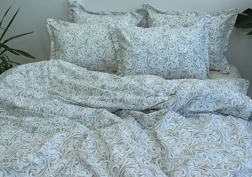 Комплект постільної білизни з компаньйоном (R-T9259) 2-спальний TAG tekstil pbe0036986 - фото 2