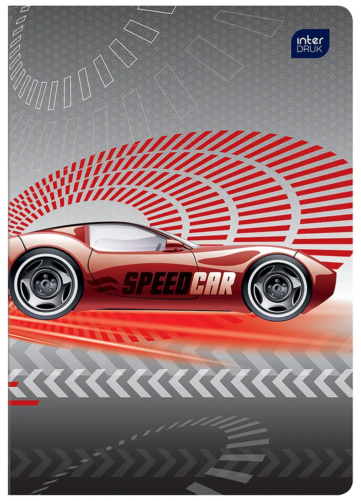 Зошит Interdruk Speed cars лінійка A5 12 аркушів 8 шт. (298669-8) - фото 3