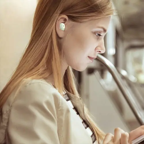 Навушники Baseus Bowie WM01 True Wireless Earphones зелені NGTW370006 - фото 3