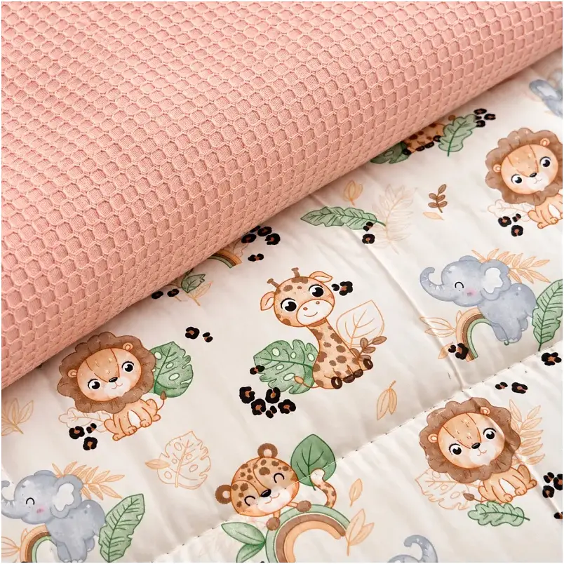 Плед дитячий MirSon Silky Waffle Safari baby 150х220 см (2200013893271)
