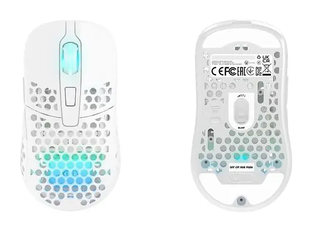 Компьютерная мышь Cherry Xtrfy M42 WL/USB-A RGB белый teh0014070 - фото 8