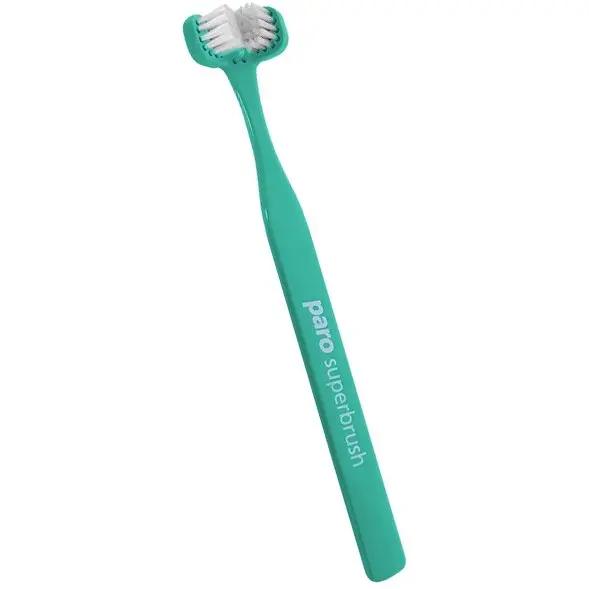Зубна щітка тристороння Paro Swiss superbrush в асортименті - фото 4