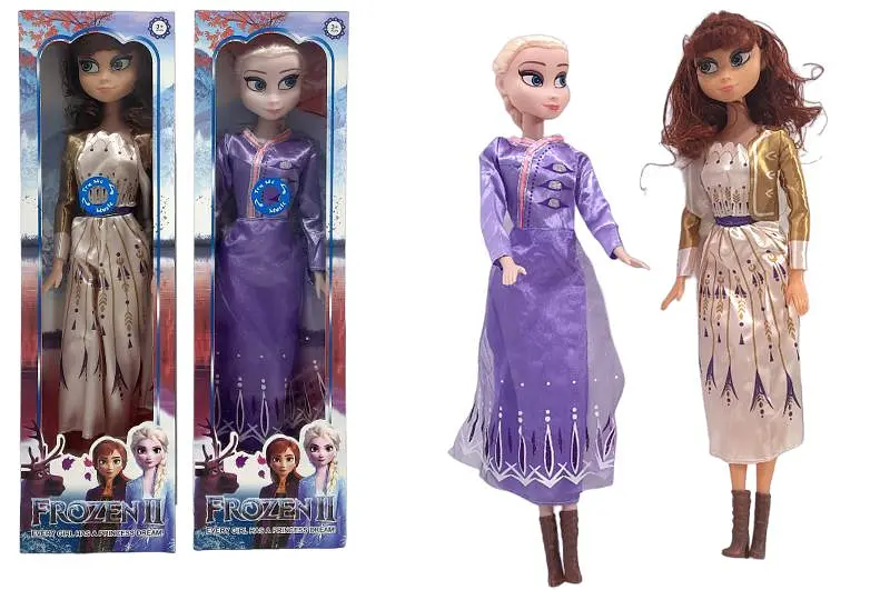 Лялька "FROZEN" озвучена, 2 види, в коробці YB022A6 р.56 x 8 x 16см