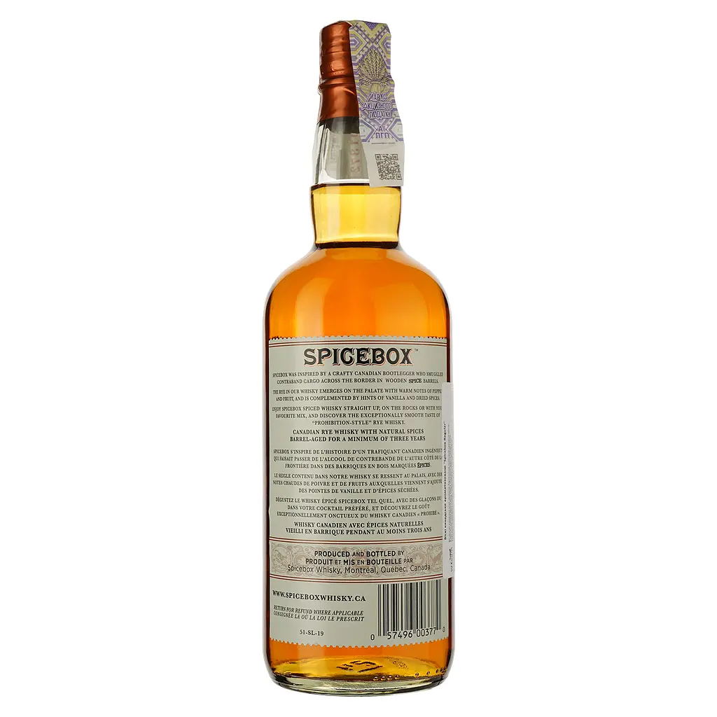 Віскі Maison des Futailles Spicebox Canadian Spiced, 35%, 0,75 л (8000014042548) - фото 2