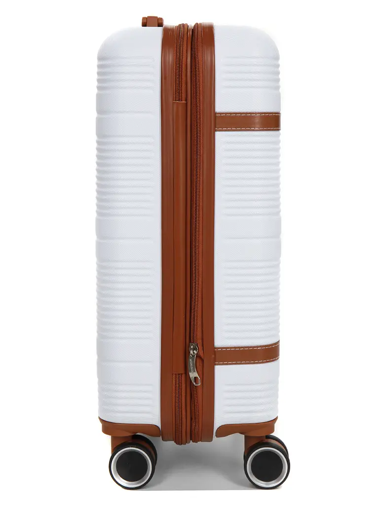 Валіза маленька S ABS-пластик Worldline Airtex 629 56×36×22см 38л Біла - фото 6