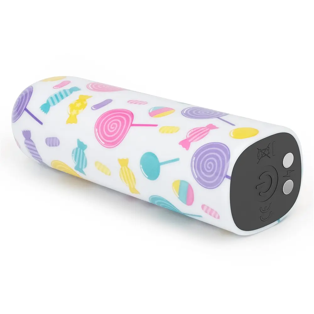 Вібратор для клітора Lovetoy Lollipop Massager 8.5 см мульти - фото 3