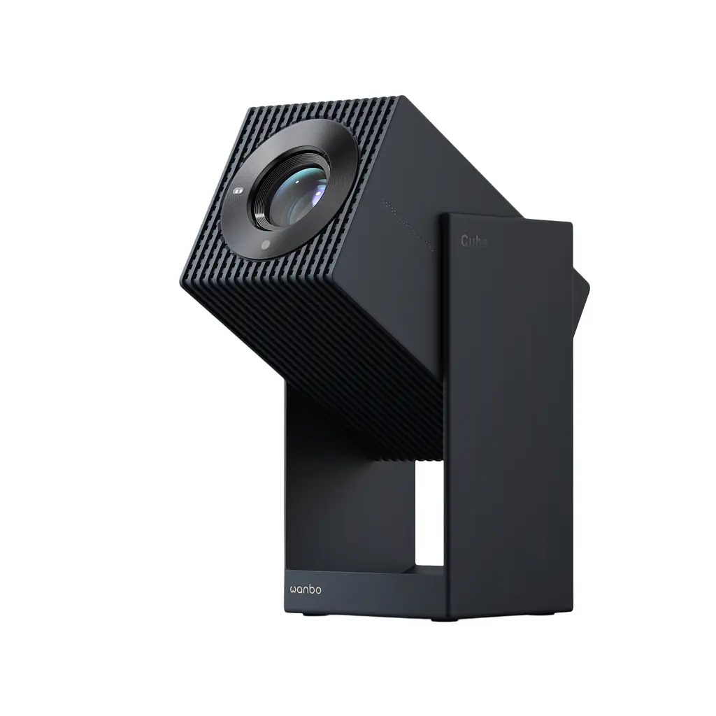 Портативний смарт-проектор Wanbo Cube 2 Pro / 1920x1080 / 500 ANSI lm / Android TV 11.0 / Wi-Fi / Bluetooth / Темно-синій - фото 7