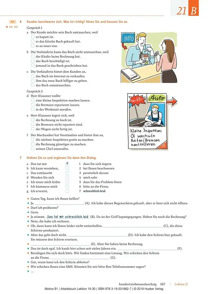Motive B1 Arbeitsbuch, Lektion 19-30 mit MP3 Audio-CD - фото 5