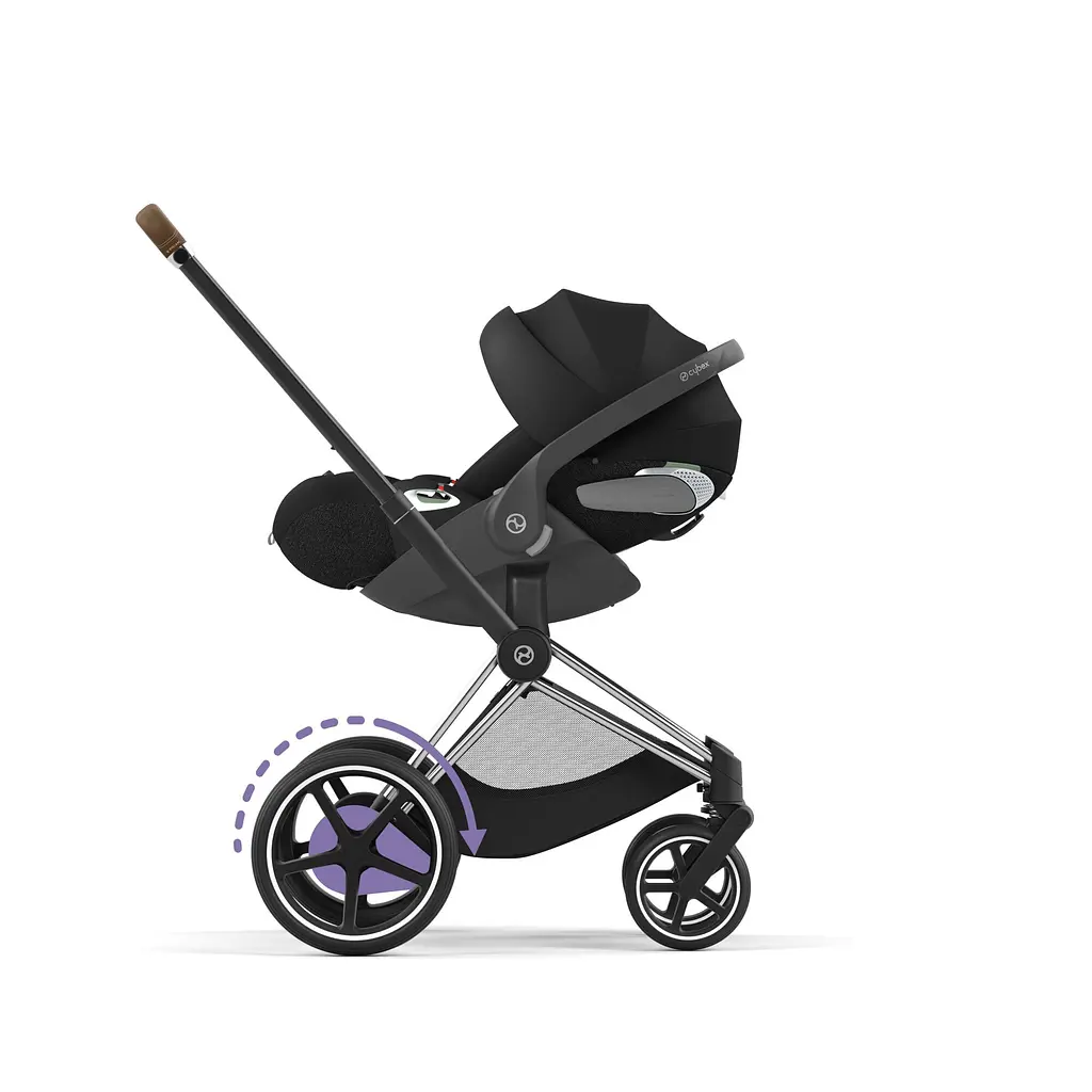 Шасі Cybex e-Priam 4.0 з основою для сидіння Chrome Brown (521002349) - фото 4