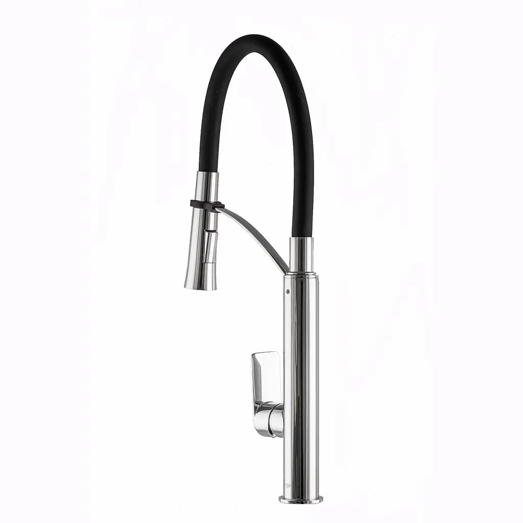 Змішувач для кухні Topaz Barts TB 8817-H18 Хром - фото 2