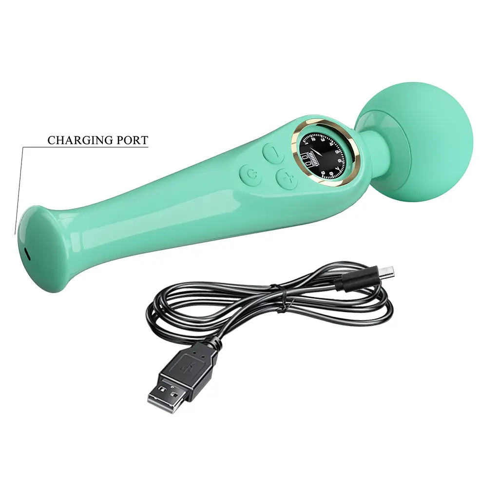 Вібромасажер PRETTY LOVE - Skyler Green, 10 vibration functions 9 speed levels PRETTY LOVE BW-055016LED-2 98569 - фото 2