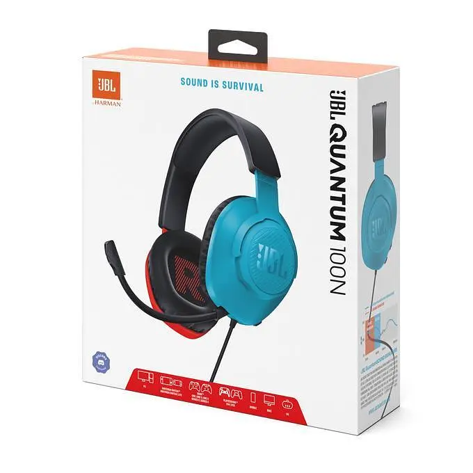 Навушники з мікрофоном JBL Quantum 100N JBLQTUM100N - фото 9