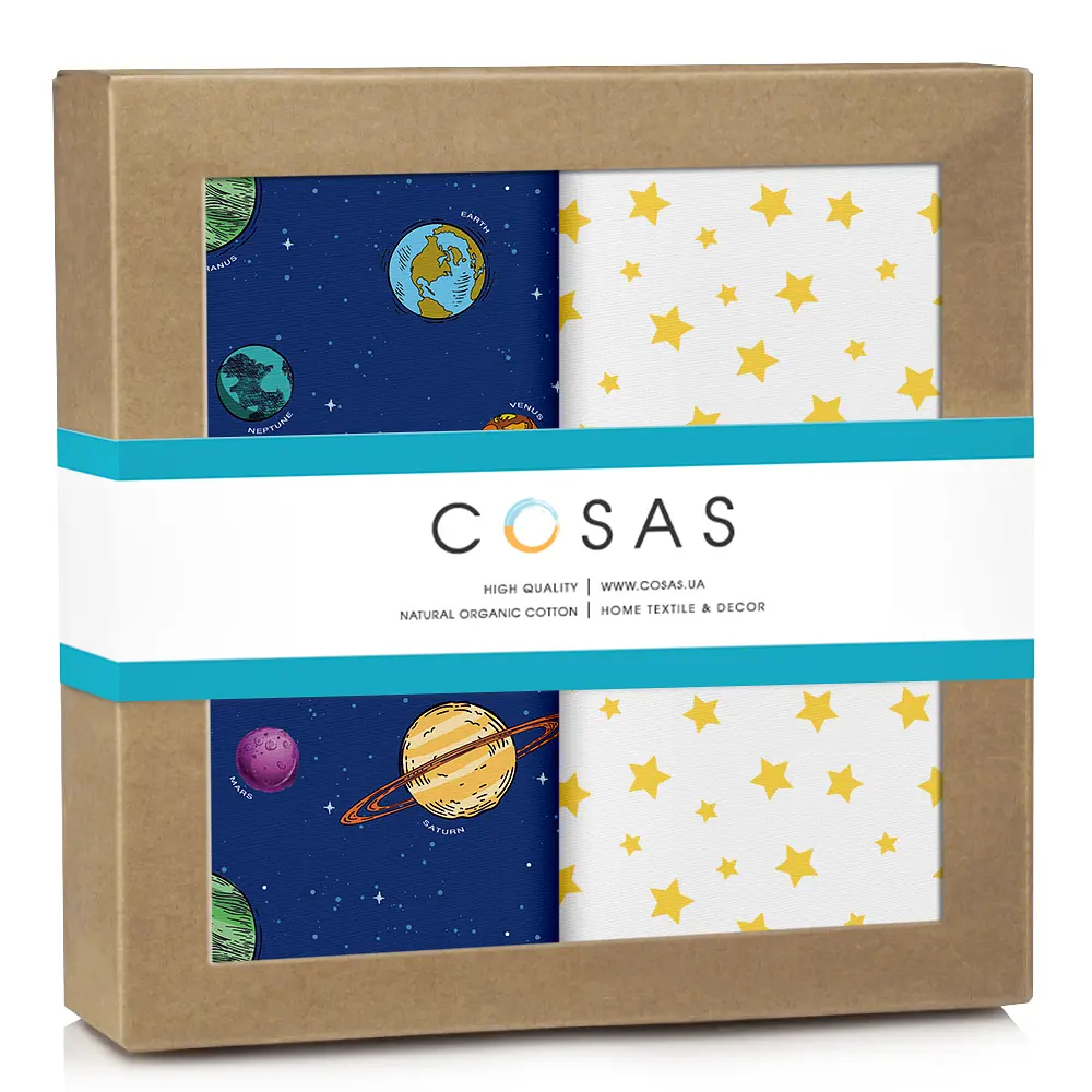Багаторазові пелюшки дитячі SPACE CS2 2шт COSAS (4822052227589)