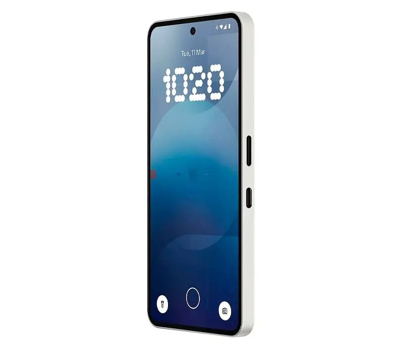 Смартфон Nothing Phone (3a) 6.77" 8/128ГБ, 2SIM, 5000 мАг, білий - фото 5