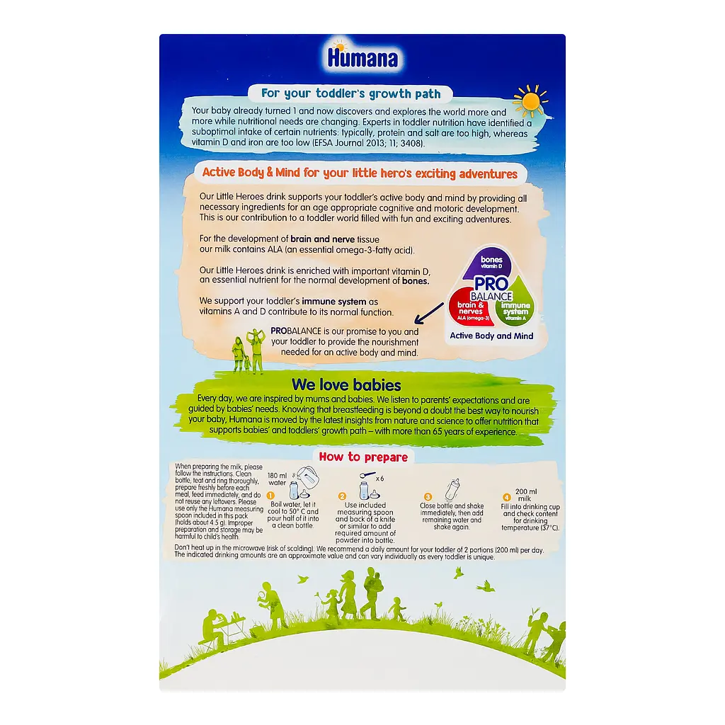 Суха молочна суміш Humana 4 Little Heroes, 600 г - фото 4