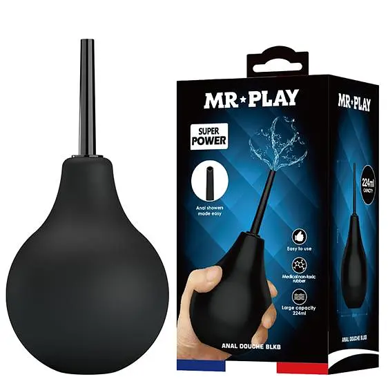 Анальний душ Mr.Play Anal Douche Blkc, 224 мл - фото 5