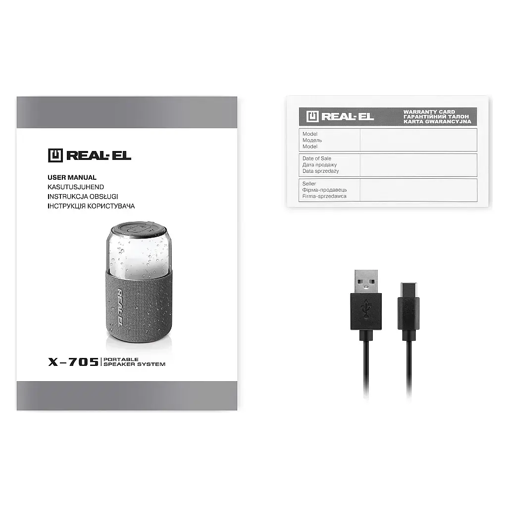 Акустична система REAL-EL X-705 Red (EL121600025) - фото 11