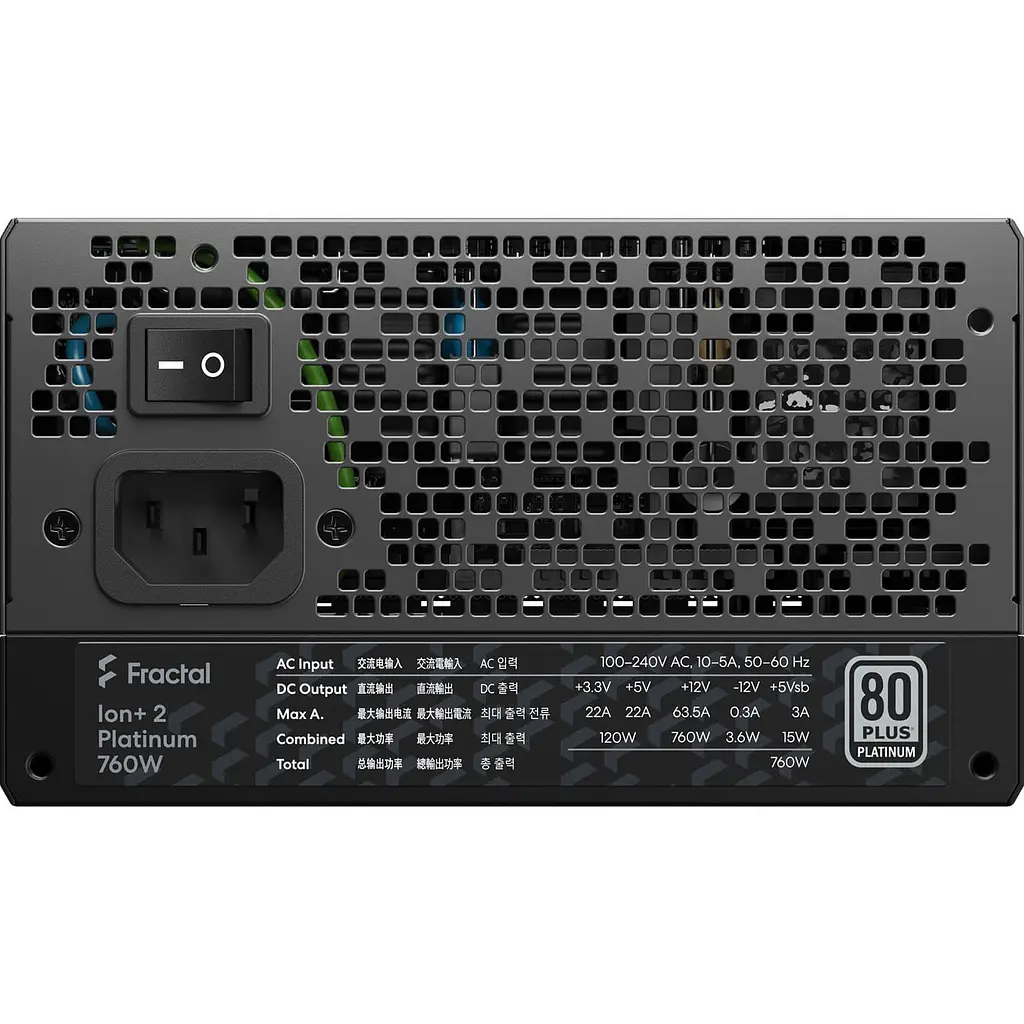 Блок питания Fractal Design Ion+ 2 Platinum 860W (FD-P-IA2P-860-EU) - фото 2