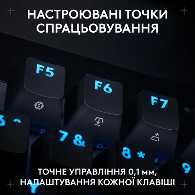 Клавіатура Logitech G PRO X TKL Rapid Linear USB UA Black (920-013233) - фото 8