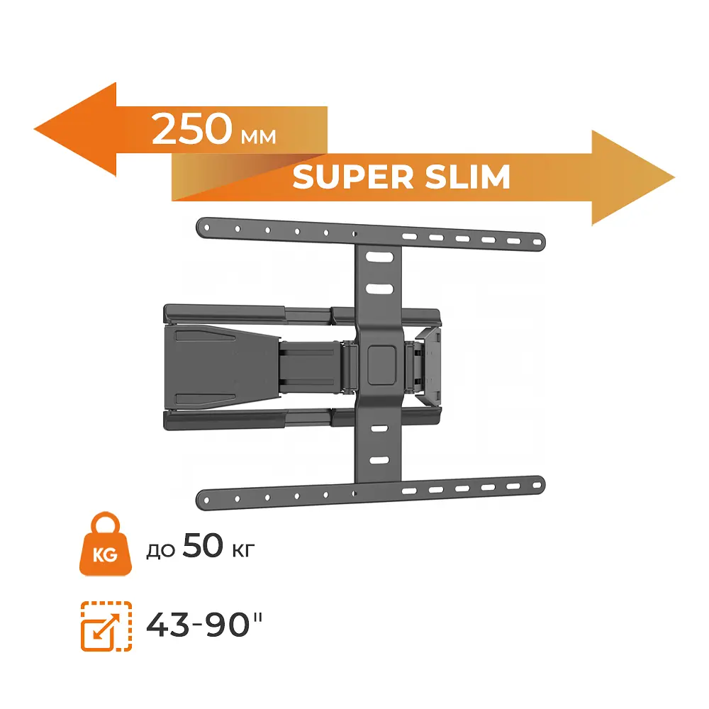Кронштейн UniBracket Slim64 43" - 90" - фото 2