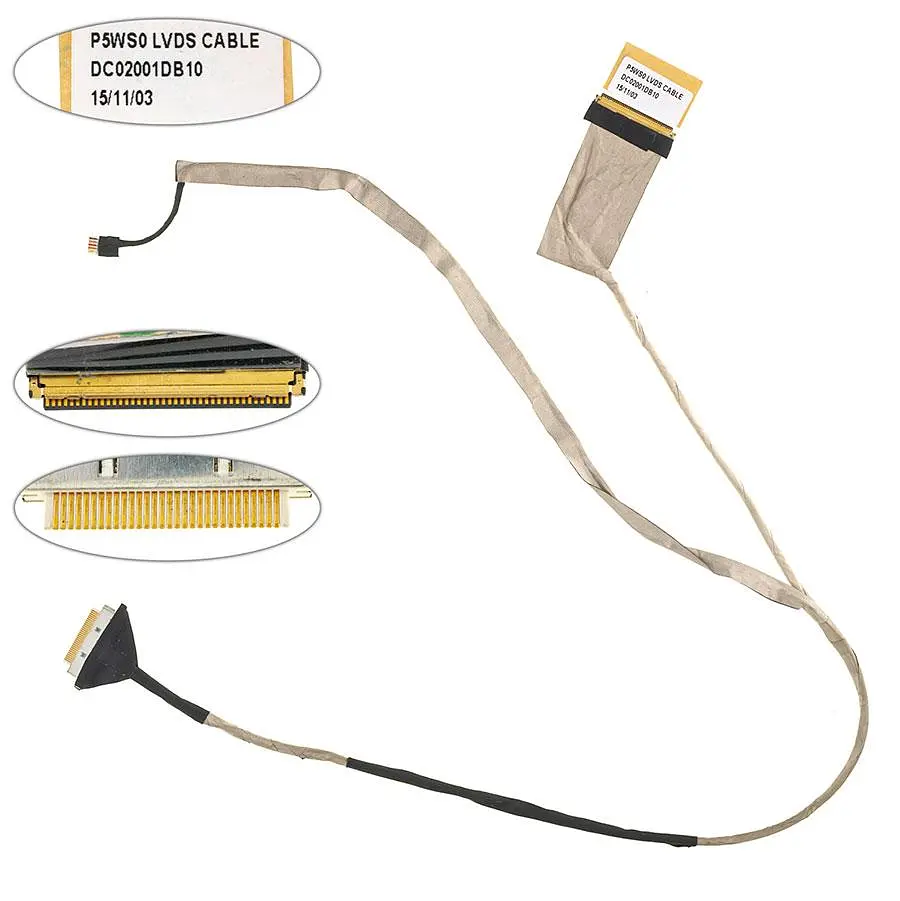 Шлейф матриці для ноутбука ACER (AS: 5750 5755 GW: NV55 NV57 PB: TS11 TS44) LED роз'єм під камеру (DC020017K10) Б/В