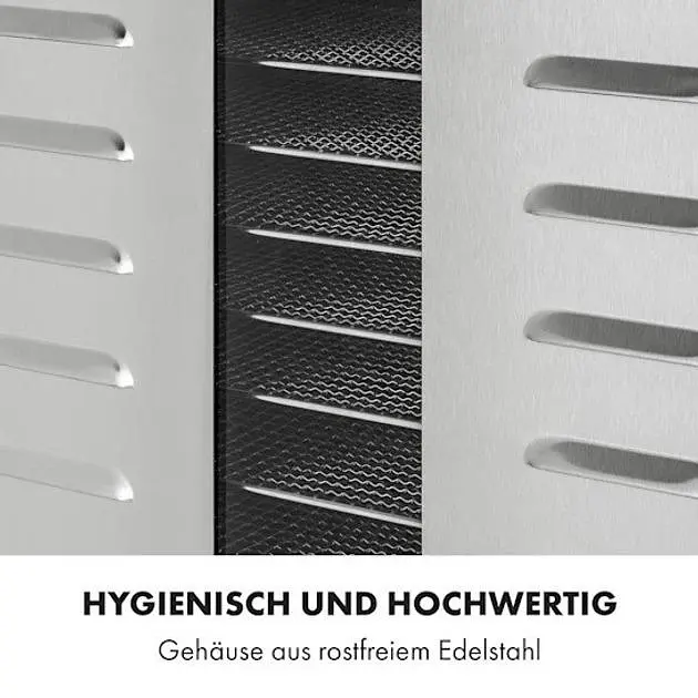 Дегидратор-сушилка для овощей фруктов Klarstein Master Jerky 300 40-90 °C (10034544) - фото 6