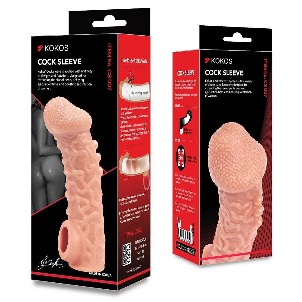 Насадка на член Kokos Cock Sleeve CS 007, S - фото 10