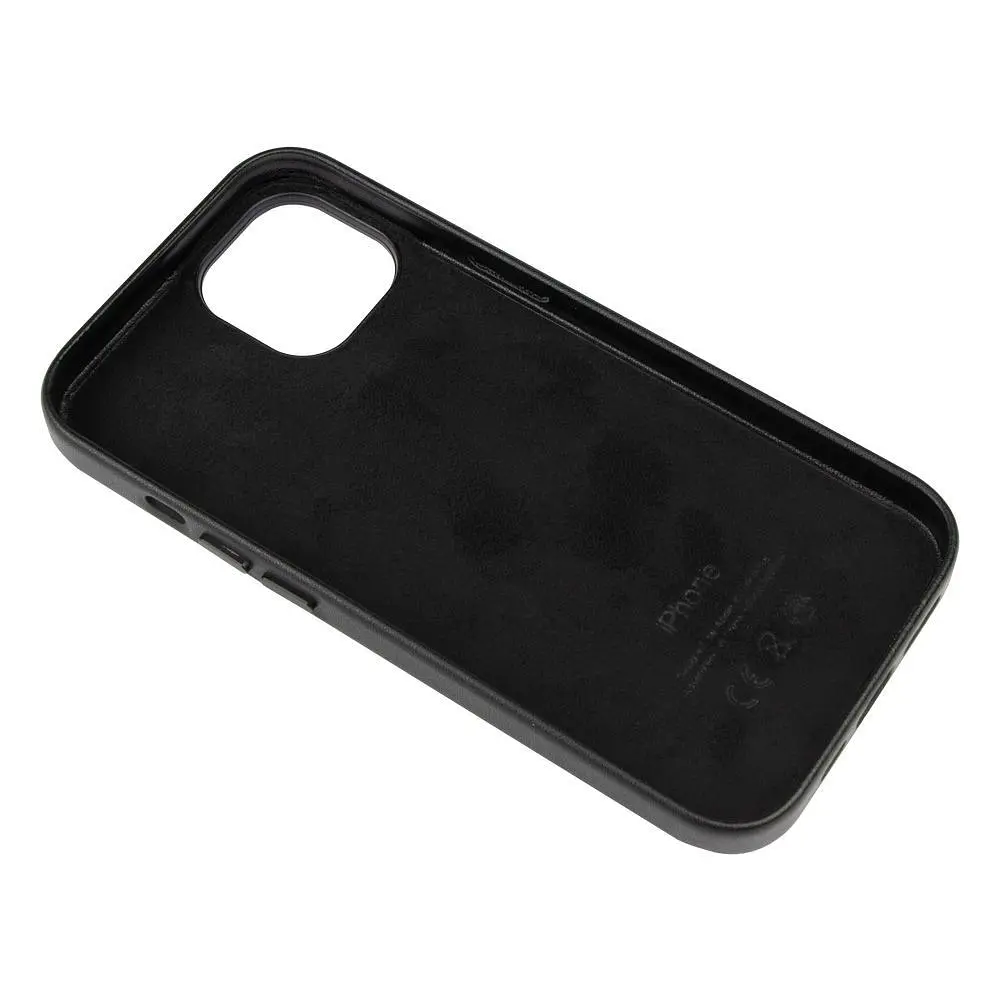 Чохол Leather Case для Apple iPhone 14 Midnight - фото 2