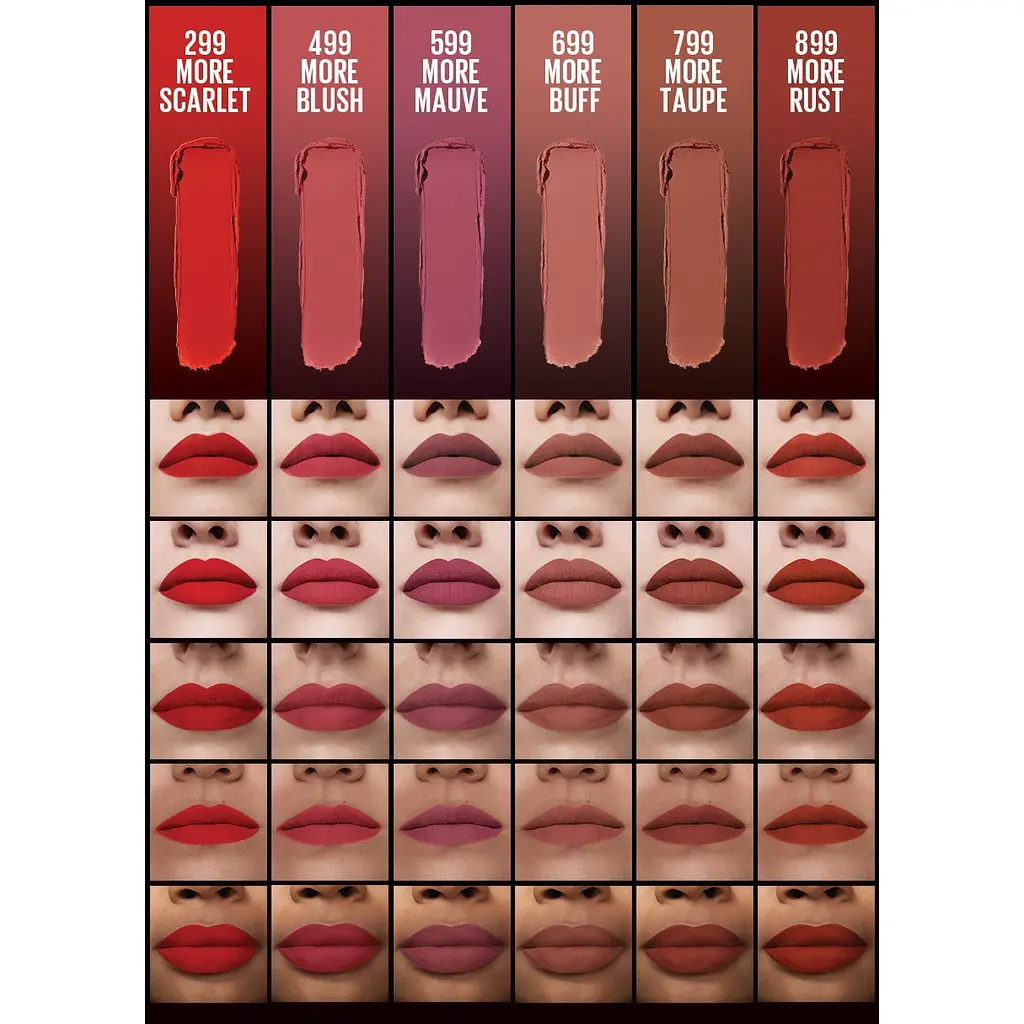 Матовая помада для губ Maybelline New York Color Sensational Ultimatte, тон 799 (More Taupe), 2 г (B3340500) - фото 6