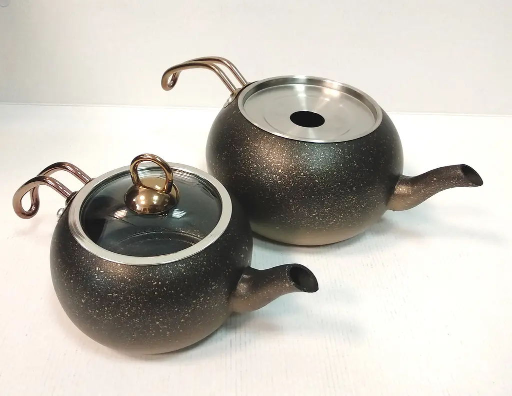 Двоярусний чайник O.M.S. Collection 8210-M Bronze (1/2 л) - фото 8