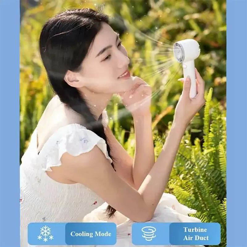 Портативний вентилятор DK L-01 White [136002] - фото 7