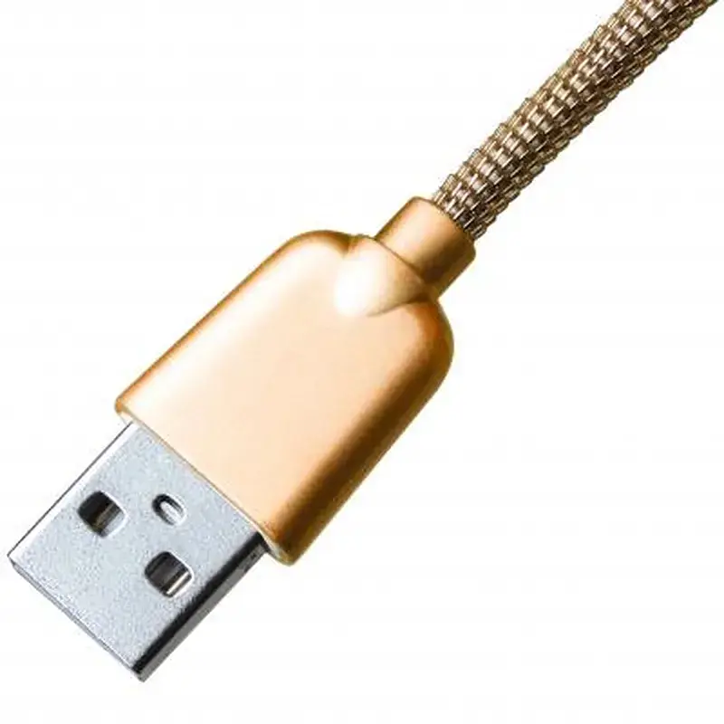 Дата кабель USB 2.0 AM to Micro 5P 1.0m 1.5A, Gold Grand-X (MM02G) - фото 4