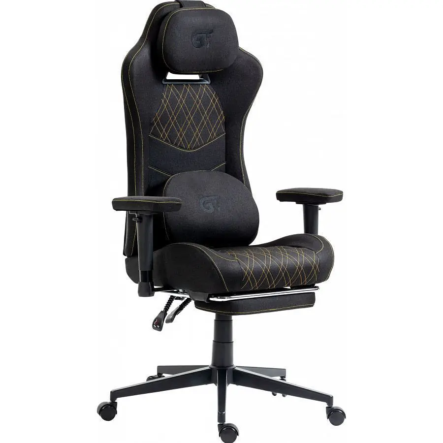 Геймерське крісло GT Racer X-2407 Fabric Black/Orange [166928] - фото 2