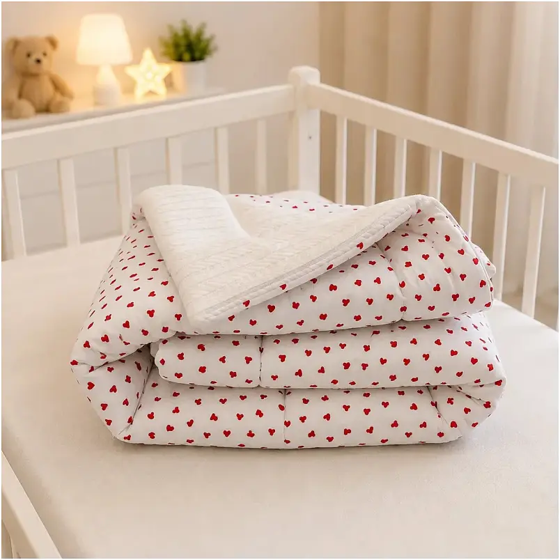 Плед дитячий MirSon Premium Pique Little hearts 60х80 см (2200013893943) - фото 6