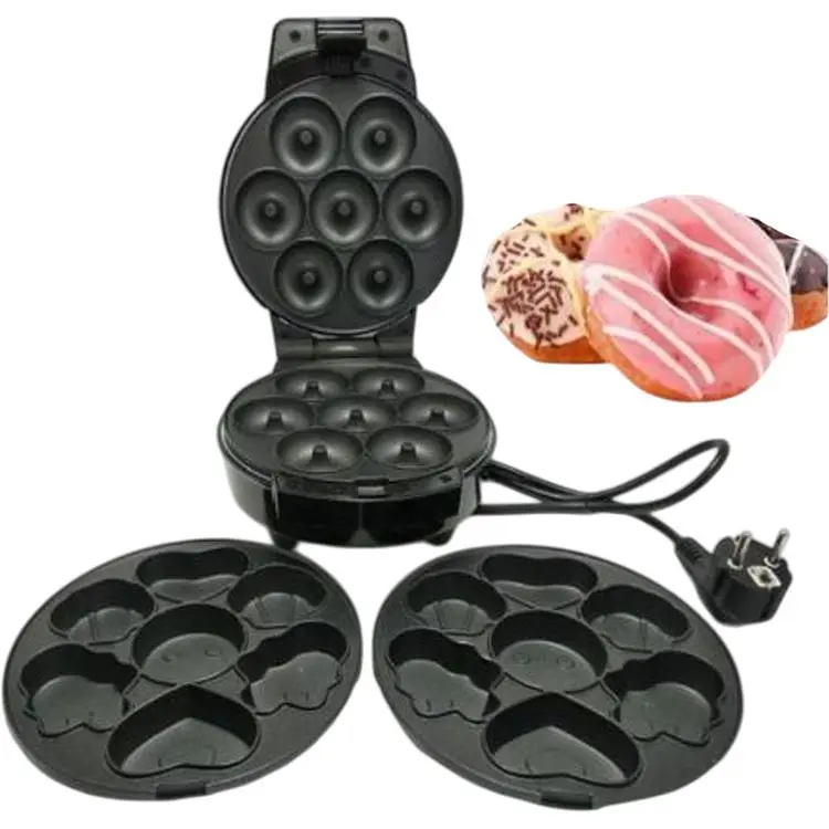 Апарат для виготовлення пончиків DSP KC-1103 із захистом від перегріву 2 в 1 потужністю 600 Вт (KC-1103_910) - фото 5